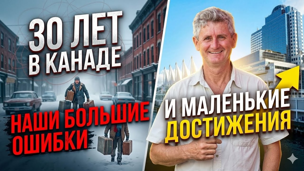 Часть 1. 30 лет в Канаде: большие ошибки и маленькие достижения @Skazki_o_Canade