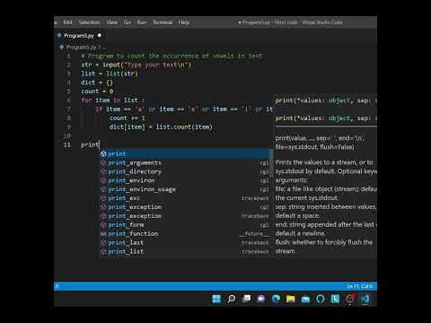 Program to count