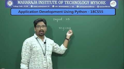 Regular Expressions, Compile( ), Search( ) | Vth Sem | CSE | 18CS55 PYTHON | Module 3 | Session 02