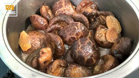 The Correct Way To Cook Dried Shiitake Mushrooms Without The Unfavourable Bitter Taste [ Part 1 ] - DayDayNews