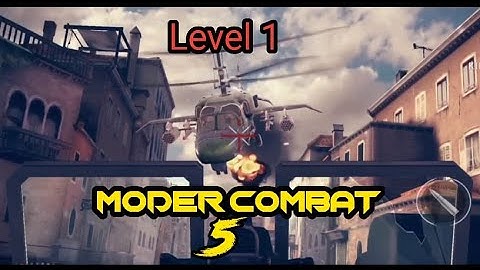 Modern Combat 5: Blackout Android Walkthrough Gameplay Part 1- Ch-1: Venice The Lie