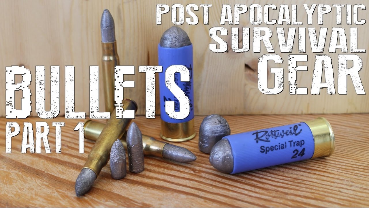 Bullet Casting (PART 1) Making Improvised Molds Post Apocalyptic