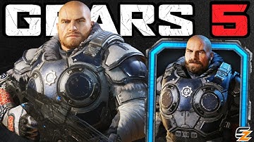 GEARS 5 Characters Gameplay - WINTER ARMOR JD Character Skin Multiplayer Gameplay!