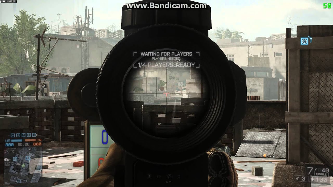 BF4 SR338. Semi Auto Sniper Rifle Accuracy.... - YouTube