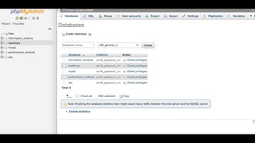 SQL phpMyAdmin, how to delete database/ main folder ?