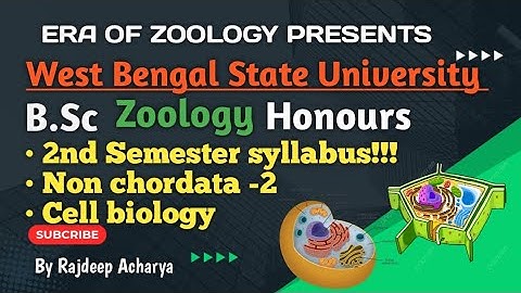 B.Sc Zoology Honours 2nd semester syllabus West Bengal State University