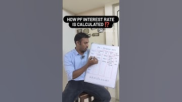 How is the PF Interest rate calculated? | Eduguru| Manikandan A #jobs #career #interview