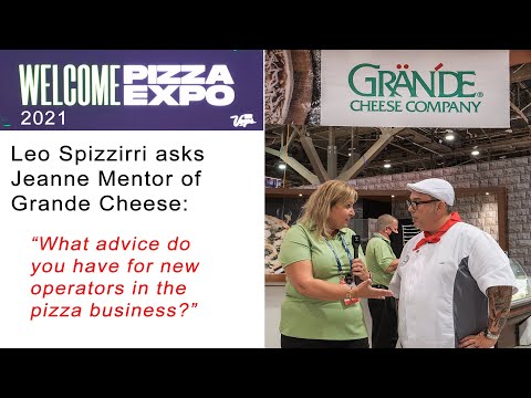 Leo Spizzirri Interviews Jeannie Mentor of Grande Cheese at Pizza Expo