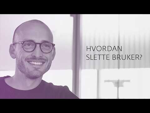 Video: Hvordan Slette En Bruker