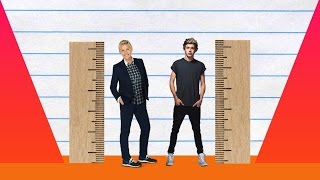 How Much Taller? - Ellen DeGeneres vs Niall Horan! Details