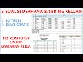 SOAL TES KOMPUTER EXCEL