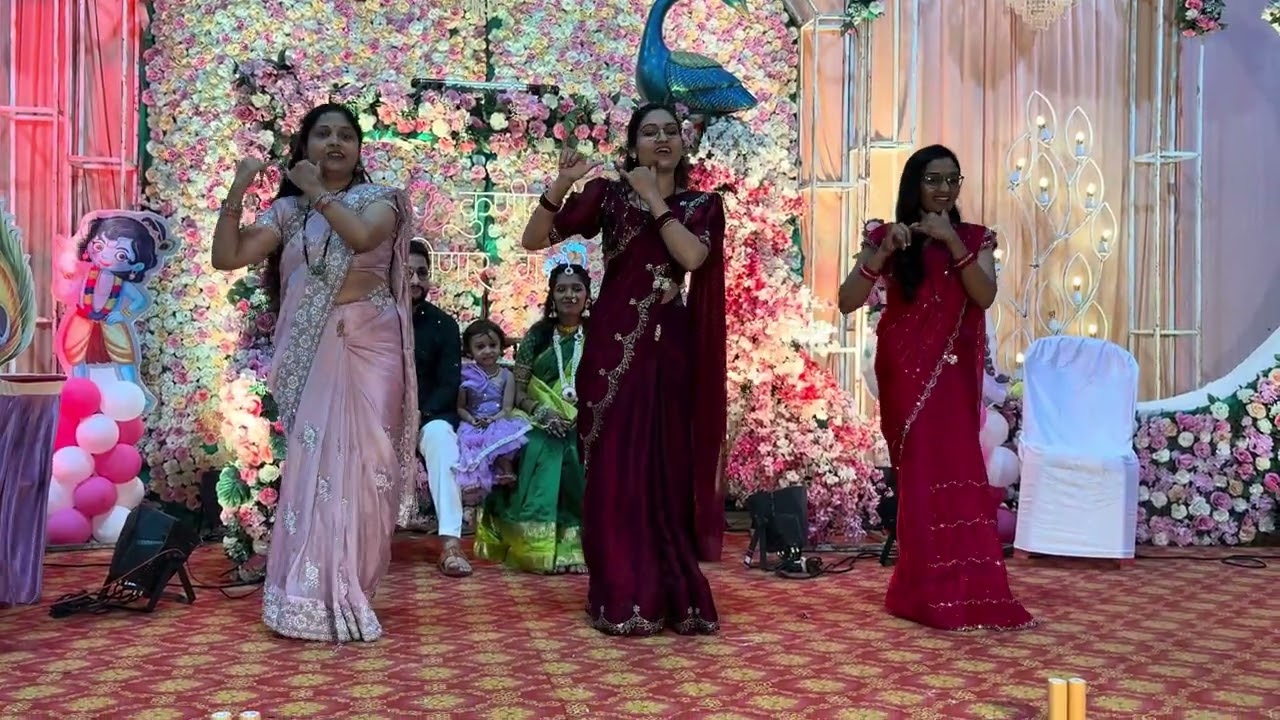 Dohale jevan dance by sisters @ Dr Vishal and Dr Snehal
