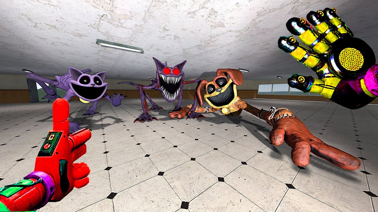 Surviving Catnap & CatNap Nightmare & Dogday  Poppy Playtime | Garry's Mod