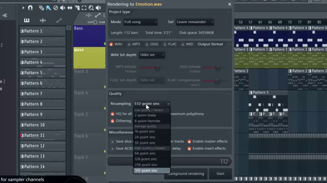 FL Studio 20 Best Export Settings (for Highest Quality) 