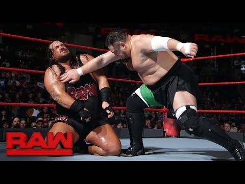 Rhyno vs. Samoa Joe: Raw, Jan. 8, 2018