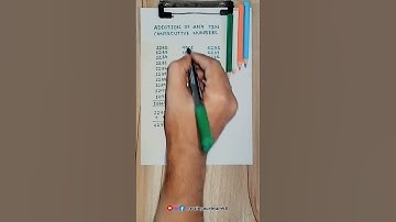 Addition Of Any Ten Consecutive Numbers || Viral Maths #maths #shorts