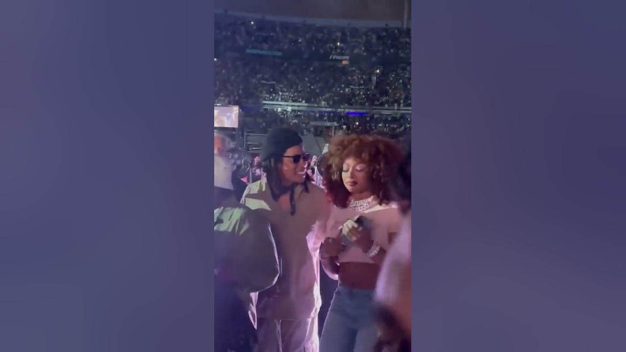 Jay z with Megan thee stallion at Beyoncé concert YouTube