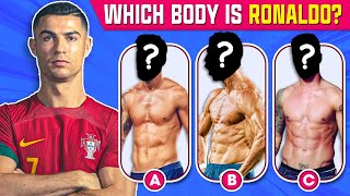 Guess the Football Player by BODY and SONGS | Ronaldo, Messi, Neymar, Haaland | Tiny Football