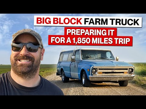 1968 Chevrolet BIG BLOCK Pickup Truck! Preparing it for a Road Trip to Florida 1850 Miles!