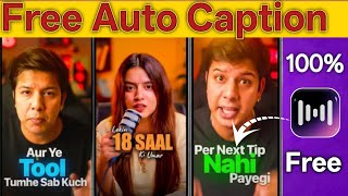 Best FREE AI Auto Caption Tools 2026 🔥 | No Watermark | Hindi & English Subtitles