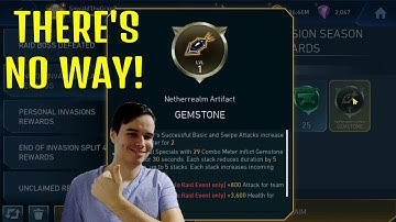 I Actually Dropped Gemstone Artifact From League Invasion Rewards Injustice 2 Mobile