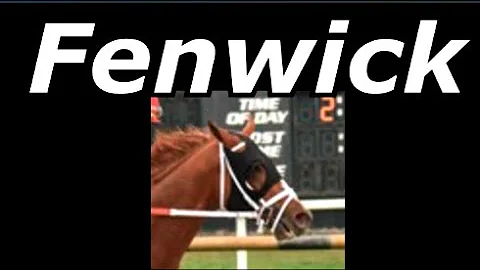 FENWICK All Career Starts In 9 Min. Preakness Cont...
