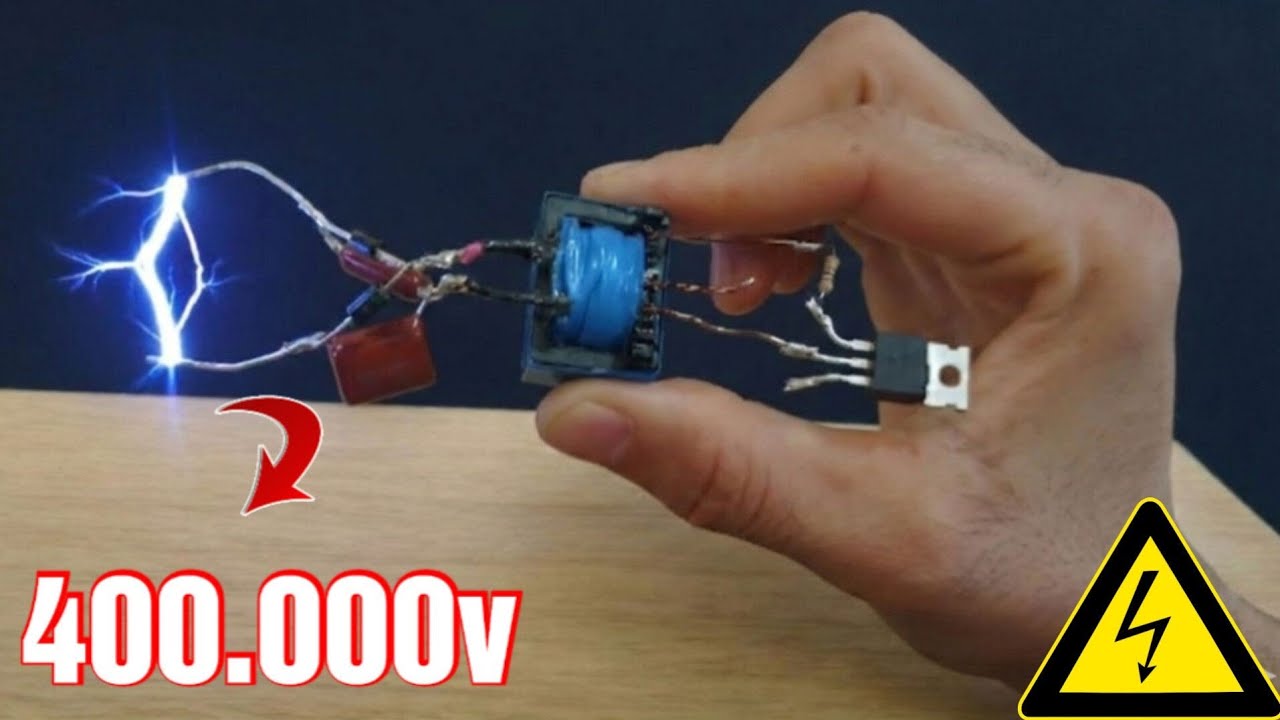 How to make a high voltage generator at home, super powerful shocker 