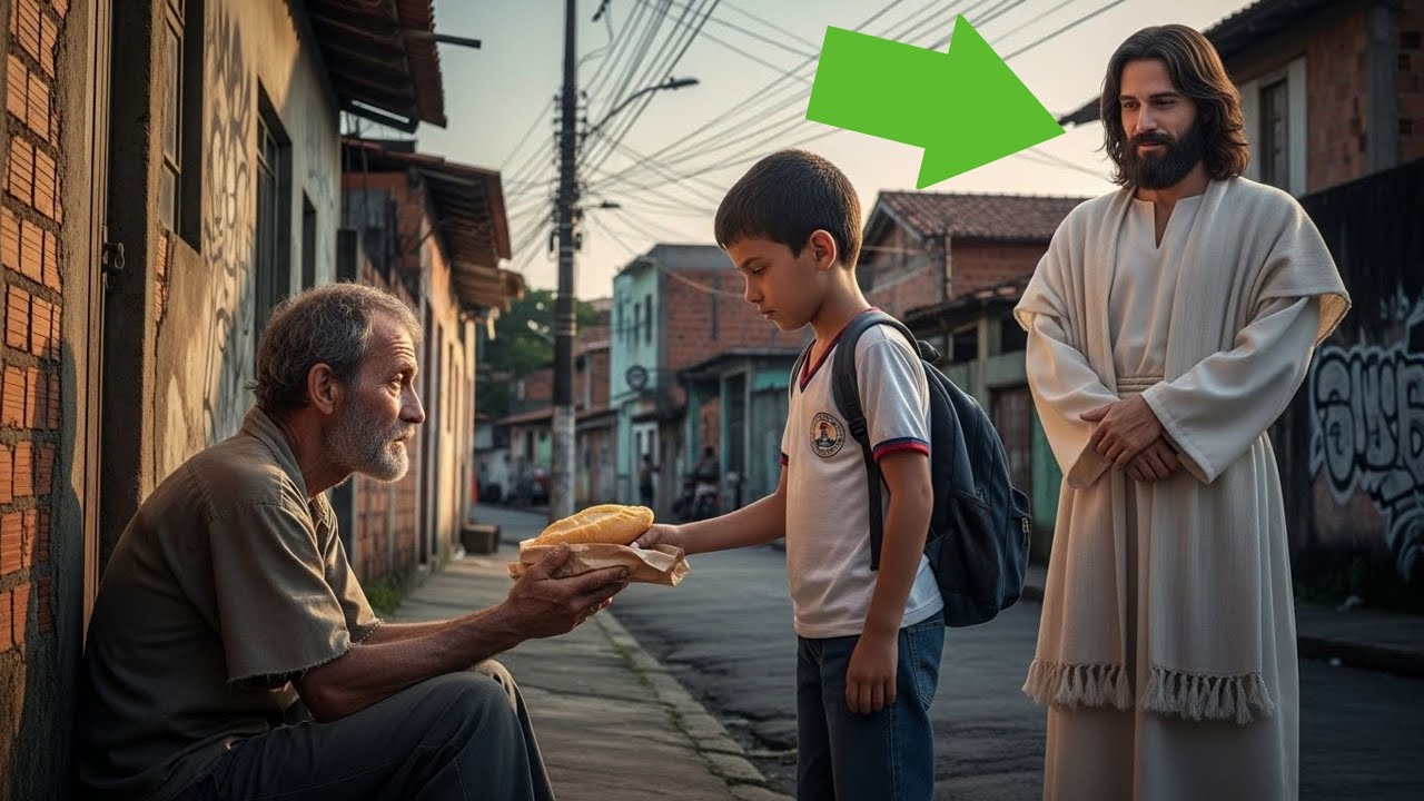 JESUS TESTOU GAROTO HUMILDE QUE FICOU SEM COMER PARA AJUDAR MORADOR DE RUA - ALGO INCRÍVEL ACONTECEU