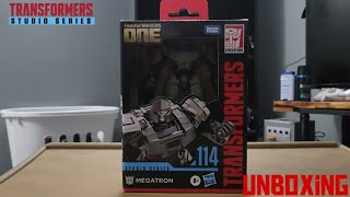 Transformers Studio Series 114 - Deluxe Class Transformers One Megatron Unboxing