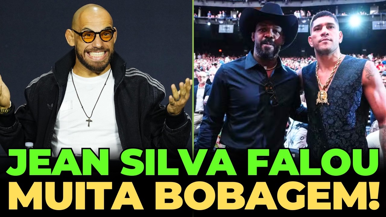 JEAN SILVA NÃO QUER LUTAR DO POATAN VS JON JONES! QUE MALUQUICE É ESSA?!