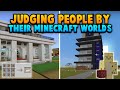 Judging People By Their Minecraft Worlds (April 2021)