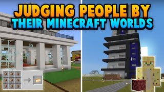 Judging People By Their Minecraft Worlds (April 2021)