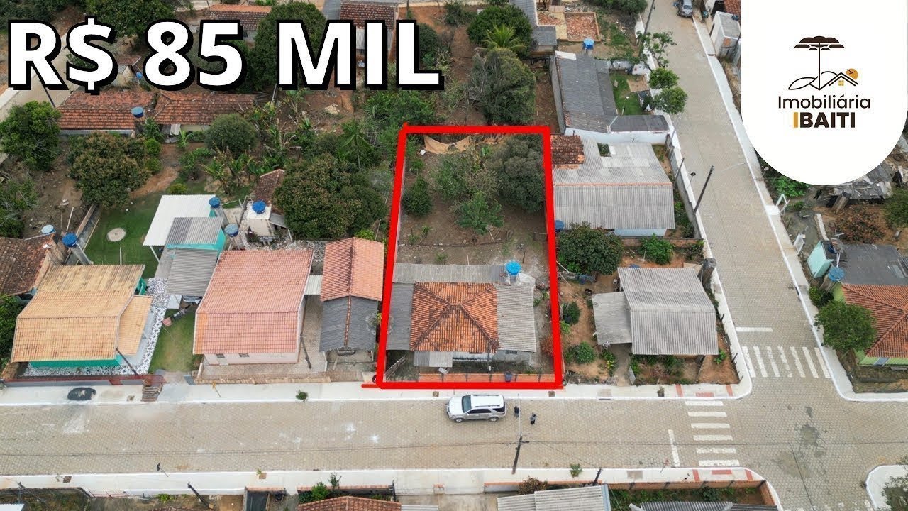 CASA NO BAIRRO NOVO JARDIM COM TERRENO GRANDE - R$ 85 MIL - Código:2562