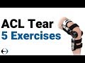 ACL and meniscus tear? 5 exercises to prepare for ACL surgery