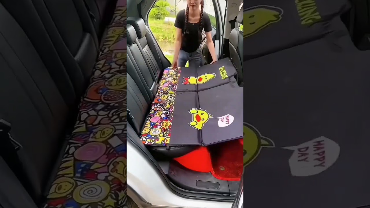 Non-Inflatable Car Mattress Car Travel Camping Mattress for Sleeping 