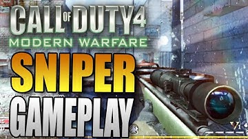 Nine Lives - Sniper FFA Gameplay on Vacant - Call of Duty 4 Modern Warfare Multiplayer Gameplay COD4