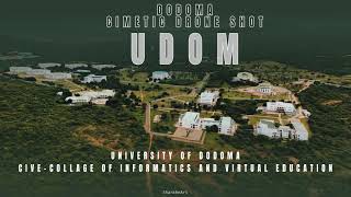 DRONE VIEW OF COLLAGE OF INFORMATICS AND VIRTUAL EDUCATION (CIVE)  - UNIVERSITY OF DODOMA - UDOM