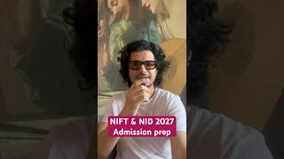 NIFT & NID 2027 Admission prep #nift #admission #cat #nid