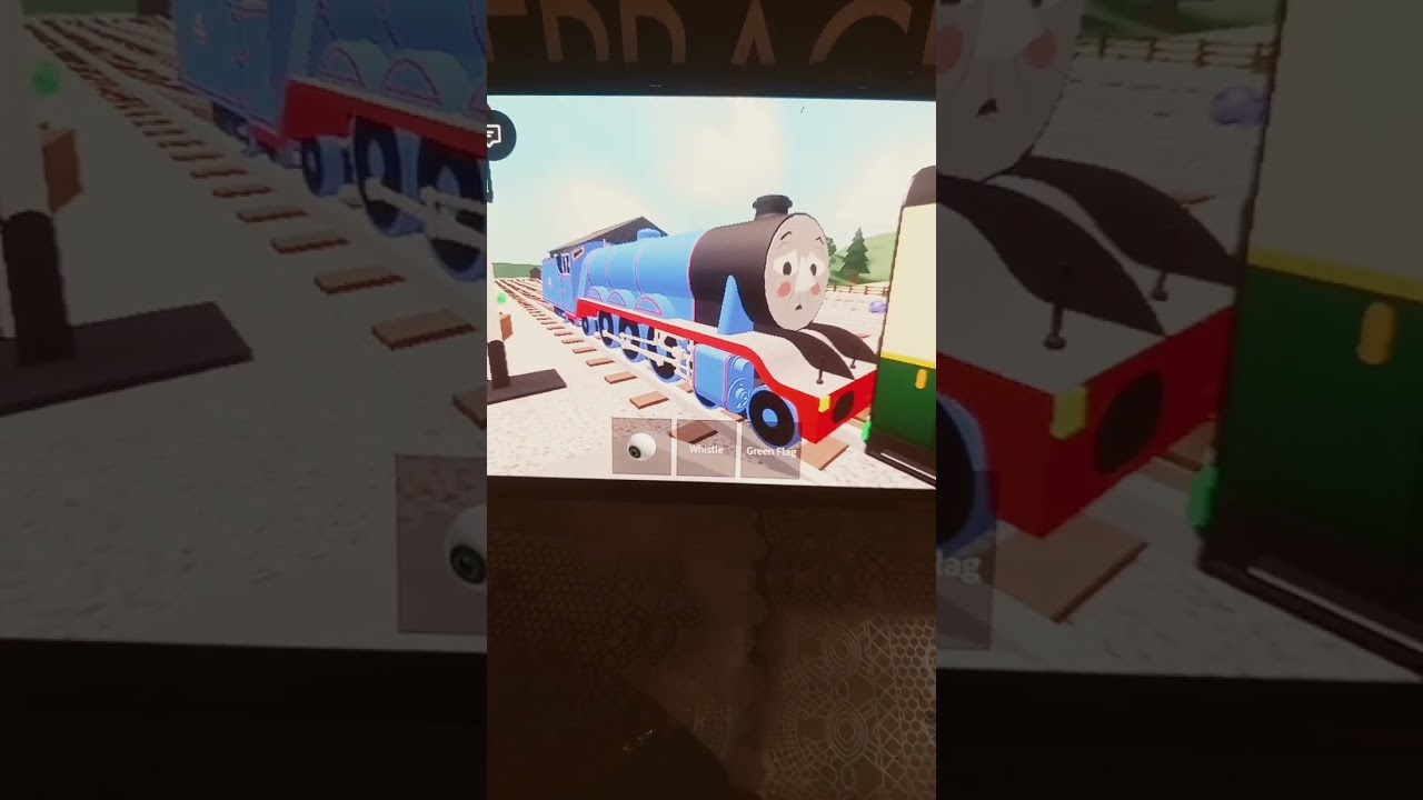 Trampy clip remake: Gordon arrives tender-first at Elsbridge, much to his embarrassment