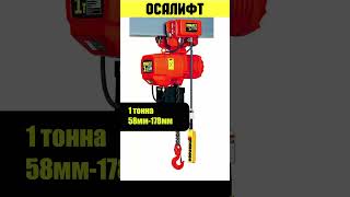 Ширина полки балки для цепных электрических тельферов OCALIFT #shorts #ocalift #осалифт #тельфер