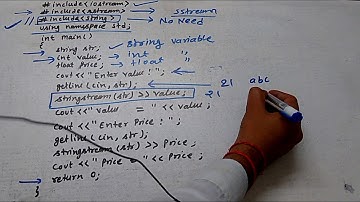 C++ conversion of a string into int , float datatype, Easy way of learning C++ Programming in hindi.