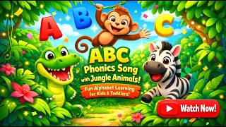 ABC Phonics Song with Jungle Animals! Fun Alphabet Learning for Kids & Toddlers screenshot 2