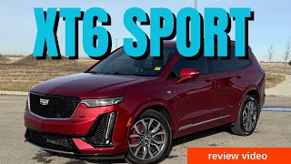 2023 Cadillac Xt6 Sport Walkthrough Radiant Red Luxury Suv With Tow Package 6-Passenger Seating