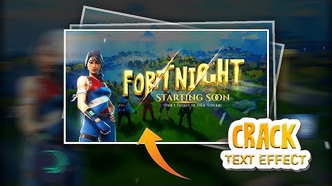 Crack Text Effect Using /Alight motion/Pixellab/PS Touch | text crack effect By Techy Max