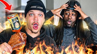 Cooking a SPICY Thanksgiving Feast feat. Hoodmeals