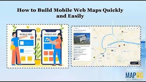 How to Build Mobile Web Maps Quickly and Easily #viral #video #map #gis #tech #interactivemaps