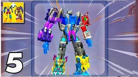 abominus unlocked - superhero robot merge master || part 5 level 101-130