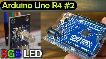 RGB LED with Arduino Uno R4, how to generate different Colors