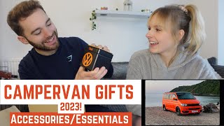 TOP CAMPERVAN GIFTS/ACCESSORIES 2023 | Our Christmas gifts for our VW T5 - Vanlife UK essentials