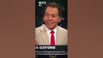 Is Nick Saban Right On Florida & Florida State? 🤔 #collegefootballl #football #floridagators #FSU